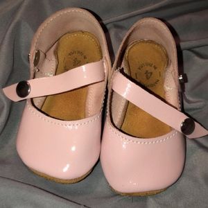 Mon Petit Baby Shoes Ballet Pink patent